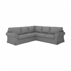 New ! IKEA UPPLAND Cover For Sectional 4-seat Remmarn Light Gray 504.727.14